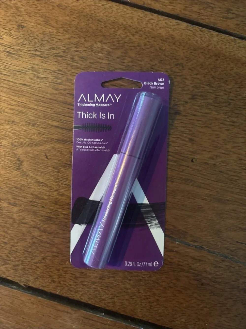 NEW Almay THICKENING MASCARA THICK IS IN-403 BLACK BROWN